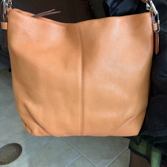 Coach Bags Coach Pebbled Leather Duffle Bag Coach F564 Poshmark